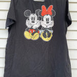 Disney  Mickey & Minnie Mouse Black T-Shirt Photo 0