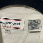 Westbound Vintage  Casual Christmas Santa Embroidered button down Size Medium NWT Photo 3