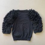 ZARA Lace Puff Sleeve Knit Top Photo 4