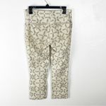 Anthropologie Cartonnier Charlie Botanical Print Cropped Trouser Pants, Size 2 Photo 1
