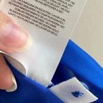 Nike Dri-Fit Blue and White Alabama Crimson Tide Polo Shirt, Women’s Medium Photo 4