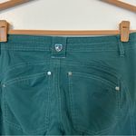 Kuhl  Cotton Nylon Performance Hiking Pants Womens 2 Teal Active Outdoor Photo 2
