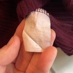 Allison Joy  | Deep Red Burgundy Ribbed Top Bell Sleeves Size Medium Photo 3