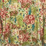 Coldwater Creek  Jacket Button Cotton Floral Patchwork Pink Green Size X-Large Photo 11