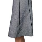 ZARA  Basic Black Tweed Striped High Waisted Pleated A Line Mini Skirt Size XS Photo 2