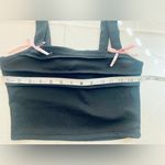 SheIn NWOT Black Fitted Sleeveless Tank Top with Tie Front Photo 4