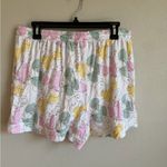 Disney  Winnie the Pooh Bear Outline White Multi Pajama Shorts Set Womens L Sleep Photo 8