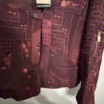 Nike NEW x Naomi Osaka Jacquard Kimono Jacket Burgundy Crush Streetwear Luxe Sm Photo 9