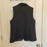 Chico's EUC | Chico’s women’s padded diamond stitch vest — medium Photo 4