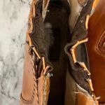 Vintage Father & Son Tan Brown Distressed Leather Old West Cowboy Boots Size 8 D Photo 3