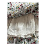 fab'rik  FLORAL MINISKIRT WITH ELASTIC SMOCKING AND RUFFLE DETAILS SIZE‎ LARGE Photo 4