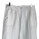 Atelier Women's Wide Leg High Waist High Rise Sailor Pants Trousers White Sz 12 Photo 2