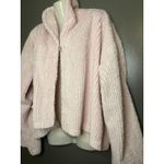 Romantic Concepts Sweater Womens L/XL Pink Chenille Fuzzy Cardigan Jacket USA Photo 3