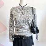 Ann Taylor Leopard‎ Sweater, Grunge, 2000s, Trendy, XS Photo 0