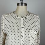 Free People  Patterned Pocket Popover Top XS Short Sleeve Photo 2