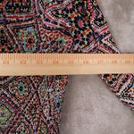 Anthropologie Maeve Tiled Amethyst Mini Dress Long Sleeve Multicolor size Small Photo 3