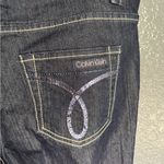 Calvin Klein Jeans Calvin Klein Womens Dark Wash Jeans Sequin Size 4 Photo 4