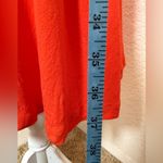 Anthropologie Maeve Cameron Burnt Orange Colorblock Asymmetrical Shift Dress L Photo 4