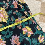 World Market dress floral tunic cotton bell long sleeve kaftan colorful flowers Black Size L Photo 8