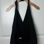 Reformation Romy Halter Sweater Vest in Black XL Photo 3