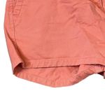 Old Navy Women Salmon Chino Shorts Casual Fit Solid Mid-Rise 100% Cotton Size 1 Photo 2