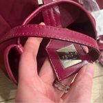 Fendi NWT  Magenta Pink Leather Nylon Mini Shopper Tote with Change Purse Photo 9