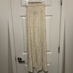 Forever 21  White Floral Belted Maxi Skirt Photo 7