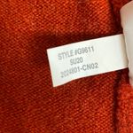 Madewell  Sweater Cardigan Kent in Coziest Yarn Wool Alpaca Blend Dark Orange XS Photo 6