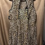 Torrid NWT  Underwire Long Mesh Overlay Swim Dress With Brief Leopard Size 5-D/DD Photo 2