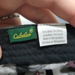 Cabela's  Women's Black White Camo Pink Embroidered Spellout Adjustable Cap Hat Photo 7