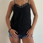 Monteau Black Lace Cami Tank Photo 4