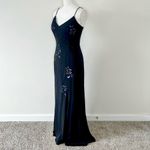 Vintage Y2K Beaded Prom Dress Black Size 8 Photo 3
