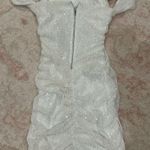white glitter dress Photo 3