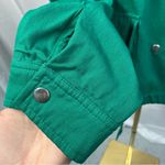 Market & Spruce  Suva Cargo Jacket Womens Green Snap Sz Medium Cotton spring Photo 4