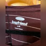 Old Navy  Red & White Boyfriend T-Shirt with Crew Neck Photo 1