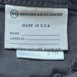 AG Adriano Goldschmied Adriano Goldschmied The Legging Super Skinny Corduroy Black Jean Women Size 27R Photo 6