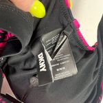 DKNY NWT Multi Printed Square-Neck Bikini Swim Top Hot Pink Size Medium M NEW Photo 6