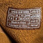 UGG  Women’s Dree Brown Suede Harness Riding Boots Size US 7.5 Photo 5