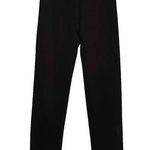 COS Straight Leg Black Pull On Elastic Waist High Rise Pants SMALL Photo 0