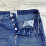 One Teaspoon Denim Skirt Womens 29 Blue Jean Button Fly Cutoff Back Slit Photo 2