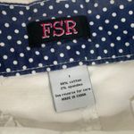 American Vintage White Y2K Low Waist Shorts White Chino Stretch Cotton Sz 1 Photo 2