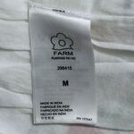 Farm Rio NWT  Pitanga Embroidered Mini Skirt White Floral Boho Cotton Medium Photo 6