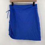 Athleta  Celine Swim Skirt Size Small Blue Sarong Athletic Ruched Tidal Cinch Photo 11
