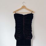 Bardot  Elvira Velvet Maxi Dress in Chocolate Photo 13