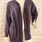 Very J sweater cardigan little purple size 1X with hat Photo 2