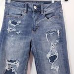 American Eagle Outfitters Patchwork Distressed Hi-Rise Jegging Photo 1