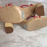 Anthropologie  SCHUTZ Mid Atanado Leather block heel daisy Sandals heels SZ 9.5 B Photo 9