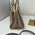 Kate Spade Jackson Street Lottie Satchel, pink/gray/taupe. LIKE NEW! Photo 6