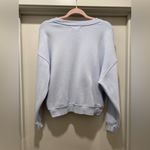 Grayson Threads Light Blue & White West Coast Graphic Crew Neck Sweater - XS Photo 10