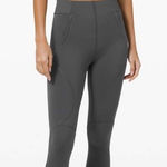 Lululemon - Train Free Super High-Rise Tight 32" Graphite Grey Leggings Yoga Gym Photo 0